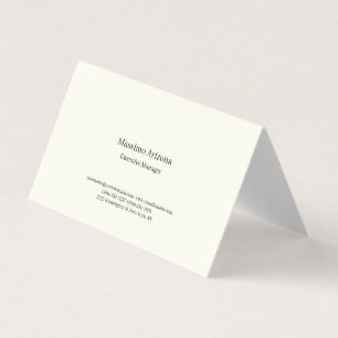 Milky Way Plain Professional Modern Minimalist Business Card