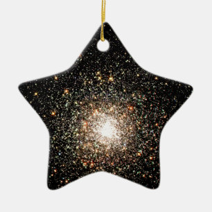 Milky Way Star Cluster Ceramic Ornament