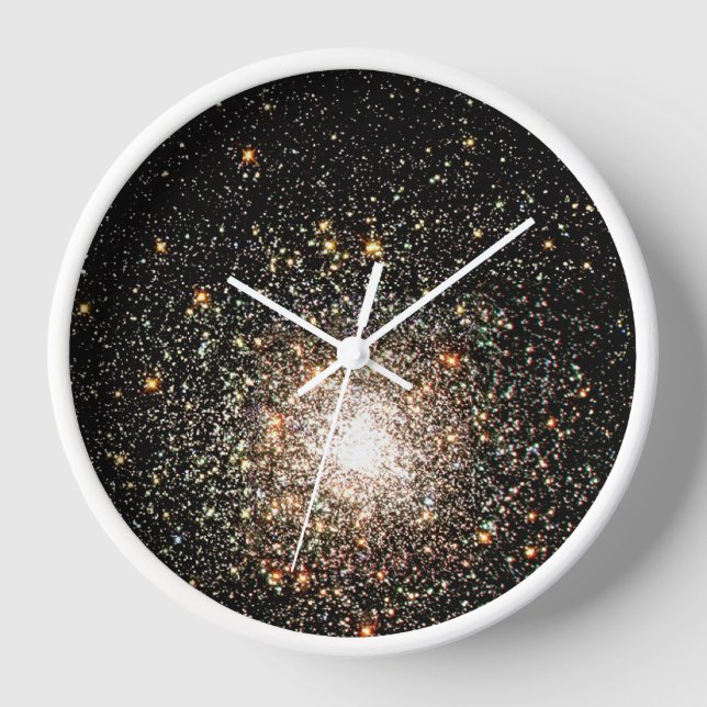 Milky Way Star Cluster Wall Clock (Front)