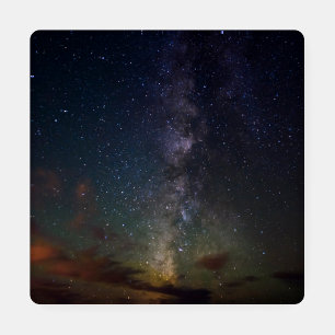 Milky Way Stars at Night Coaster Set