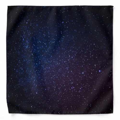 Milky Way stars night sky Bandana