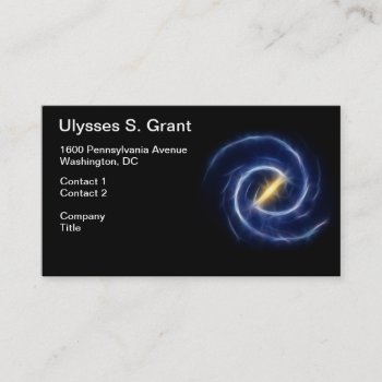 Milky Way Stars Spiral Galaxy Business Card by Aurora_Lux_Designs at Zazzle