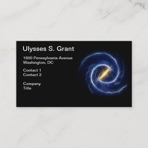 Milky Way Stars Spiral Galaxy Business Cards