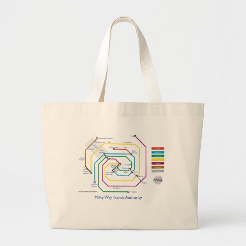 Milky Way Transity Authority Tote Bag