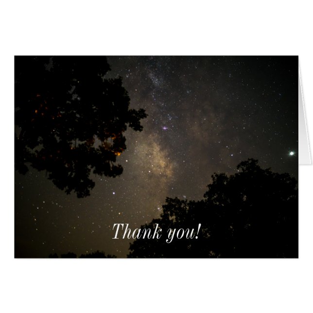Milky Way Trees Cards (Front Horizontal)