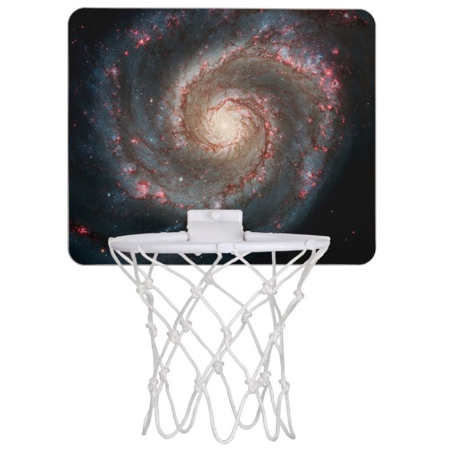 Milky Way Whirlpool Galaxy Mini Basketball Hoop (Front)