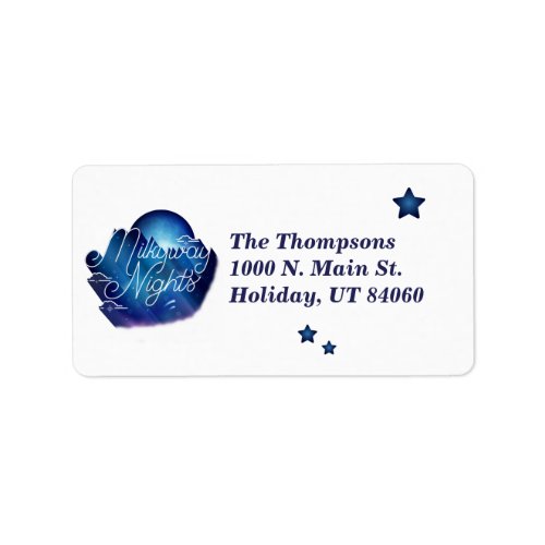 Milkyway Nights  Return Address Labels