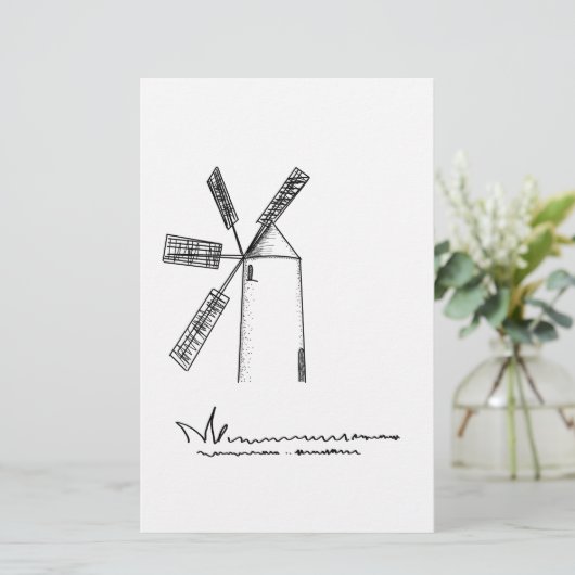 mill on white background (Standing Front)