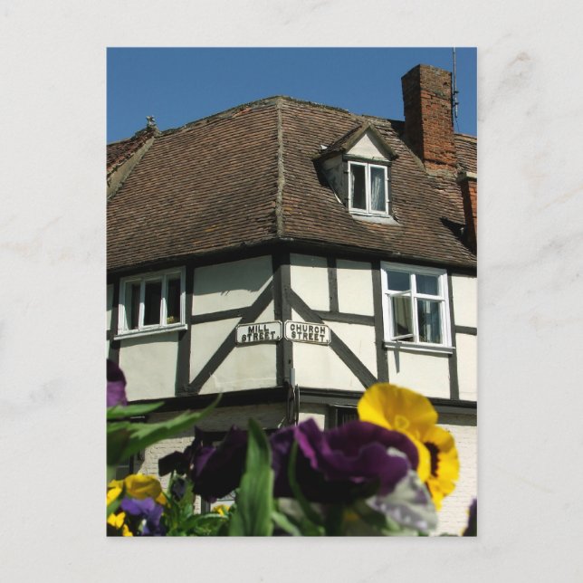 Mill Street Corner Tewkesbury Postcard (Front)