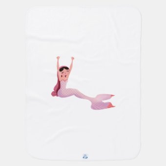 Milla the Mermaid Baby Blanket | Zazzle