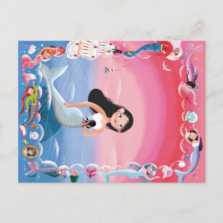 PRINTED HEADBAND MERMAID MILLA main image 1