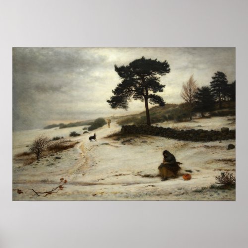 Millais _ Blow Blow Thou Winter Wind Poster