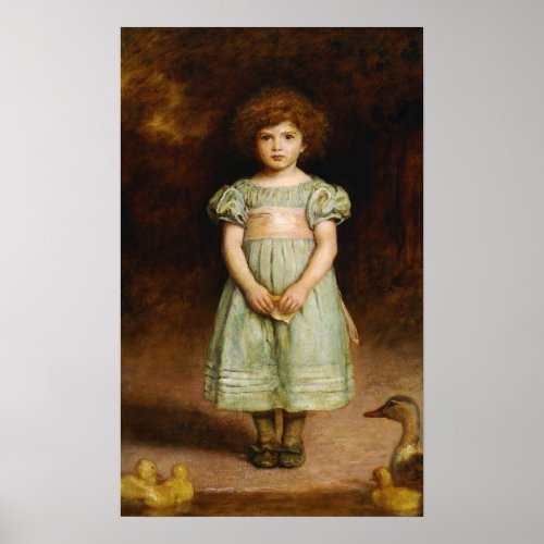 Millais _ Ducklings Poster