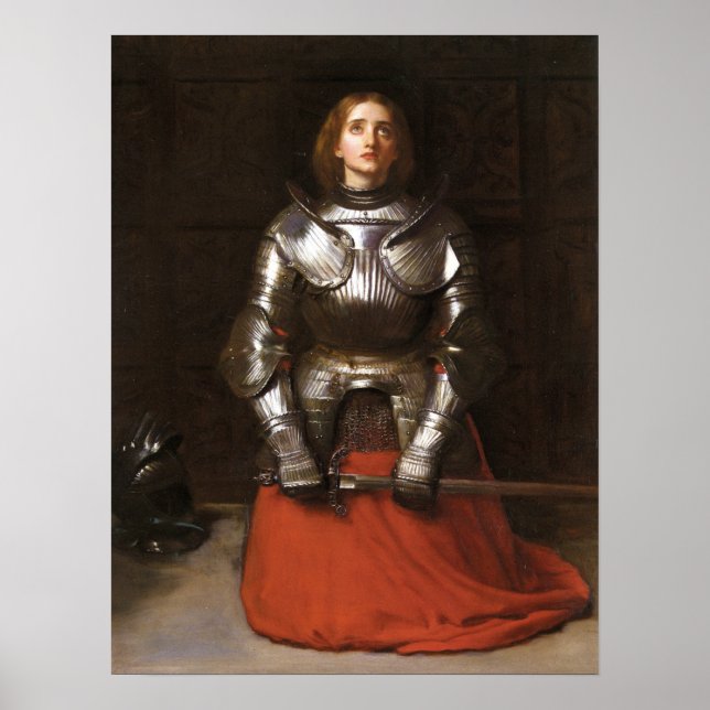 Millais - Joan Of Arc Poster (Front)