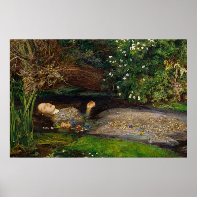 Millais Ophelia CC0008 Poster (Front)
