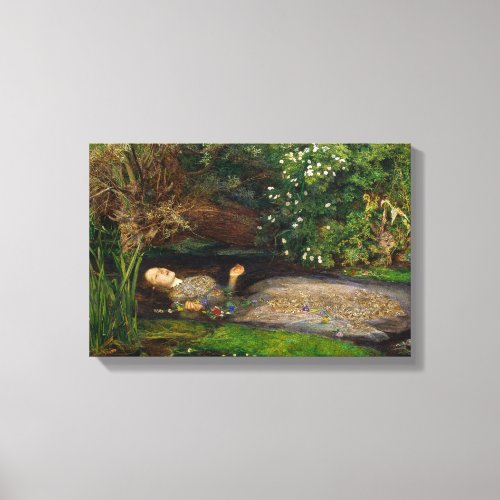 Millais Ophelia CC0496 Canvas Print