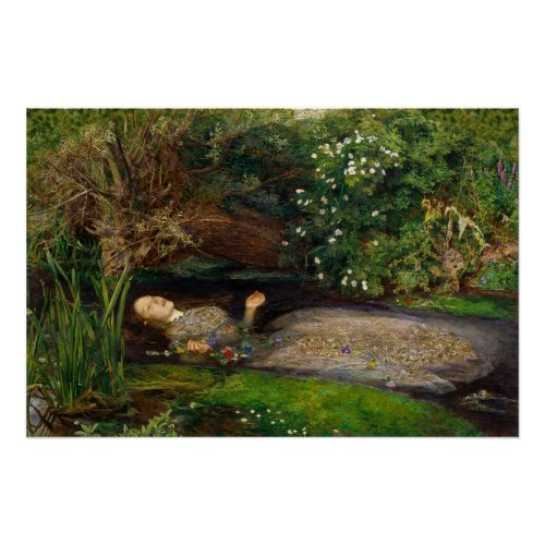 Millais Ophelia CC0497 Perfect Poster