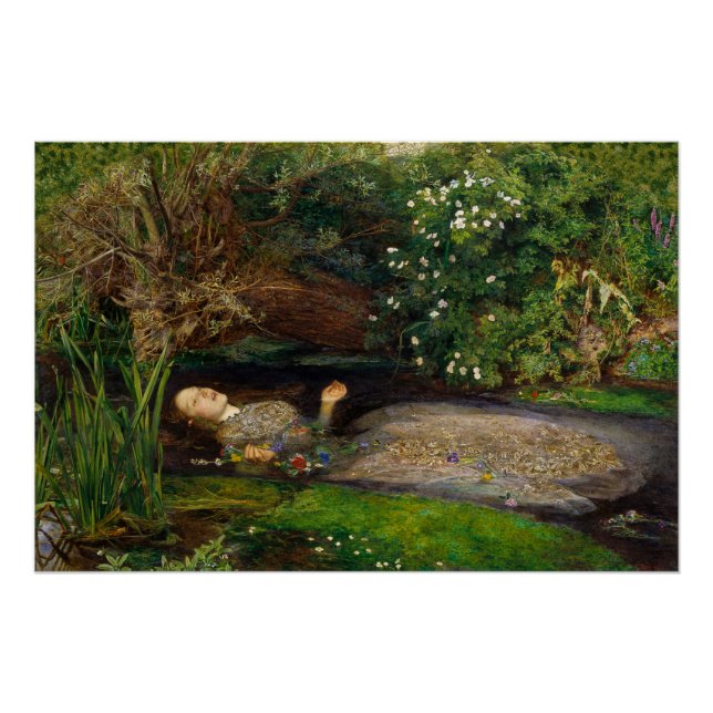Millais Ophelia CC0497 Perfect Poster (Front)