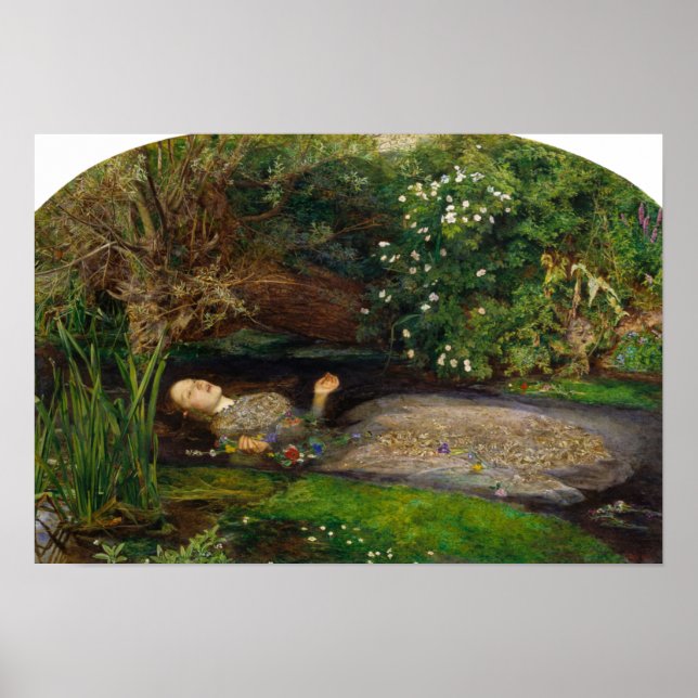 Millais - Ophelia Poster (Front)