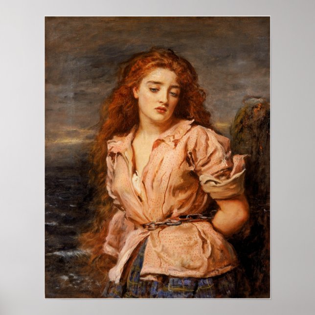 Millais - The Martyr Of The Solway 1871 Poster (Front)