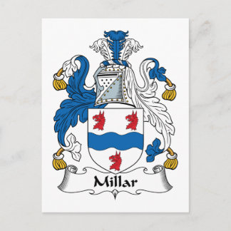 Millar Family Crest Postcard