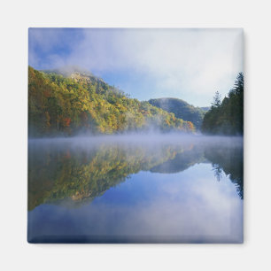 Millcreek Lake and autumn colors at sunrise, Magnet