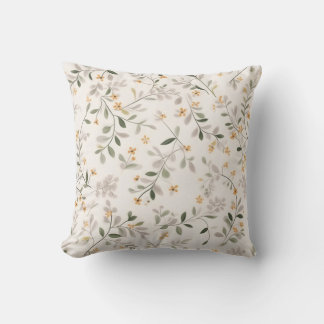 Mille Fleurs Throw Pillow