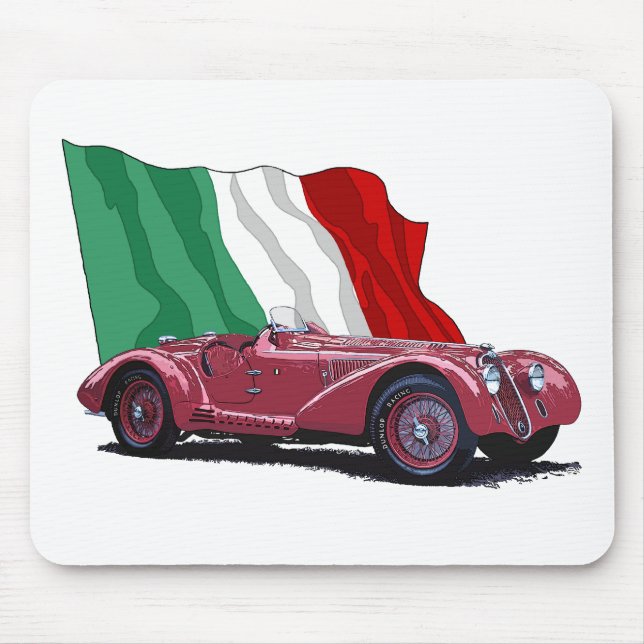 Mille Miglia 1937 Mouse Pad (Front)