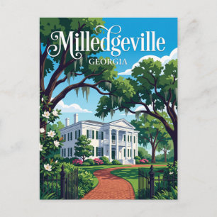 Milledgeville, Georgia Postcard
