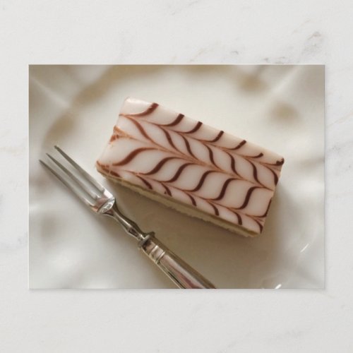 Millefeuille Cream Slice Postcard