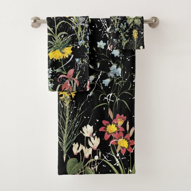 Millefleur Bathroom Towel Set (Insitu)