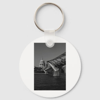 Millenium Bridge and St Pauls Cathedral Keychain