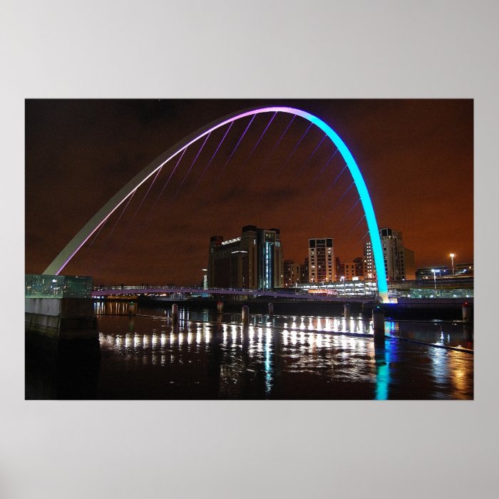 Millenium Bridge, Gateshead Print