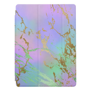 Millennial Marble   Playful Rainbow Pastel Ombre iPad Pro Cover