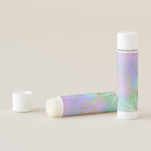 Millennial Marble  Playful Rainbow Pastel Ombre Lip Balm