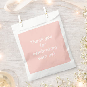 Millennial Pink Favor Bag