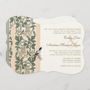 Millennial Pink Hummingbird Wedding Invitations