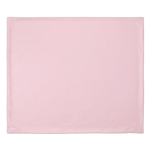 Millennial Pink Solid Color Duvet Cover