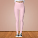 Millennial Pink Solid Color  Leggings<br><div class="desc">Millennial Pink Solid Color</div>