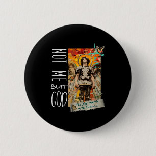 Millennial Saint The Eucharist Not Me God Premium Button