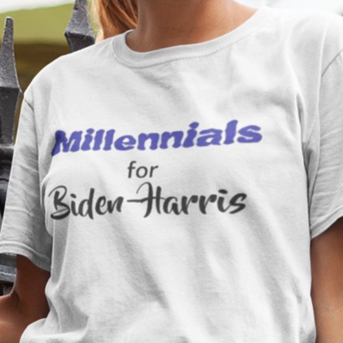 Millennials for Biden_Harris T_Shirt