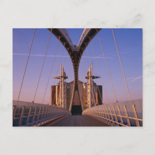 Millennium Bridge, Lowry Center, Salford Postcard