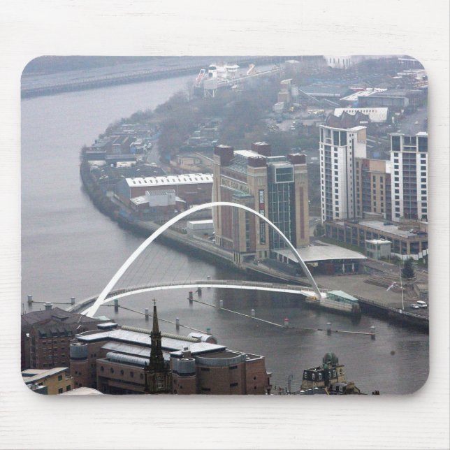Millennium Bridge Newcastle upon Tyne Mouse Pad (Front)