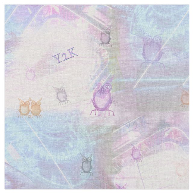 millennium bug. Y2K stands for the Year 2000 Fabric (Close Up)