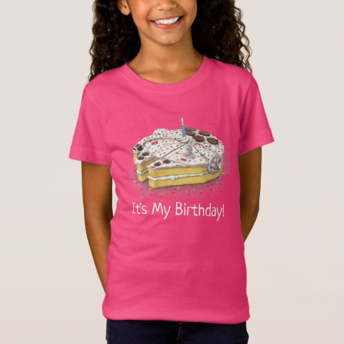 Millennium Falcon Birthday Cake T_Shirt