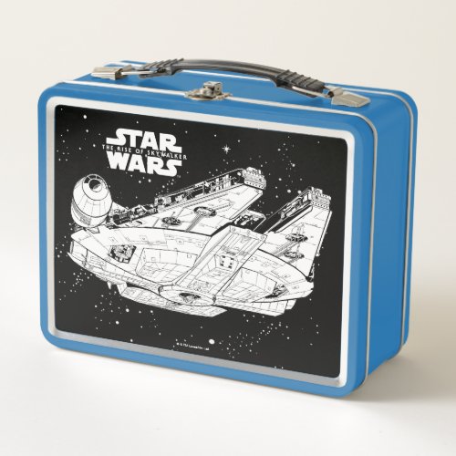 Millennium Falcon In Space Metal Lunch Box