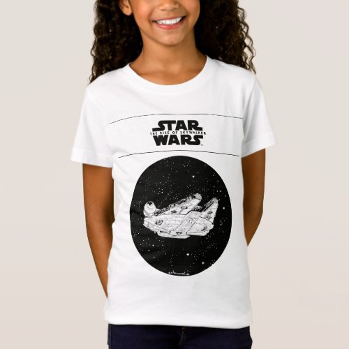 Millennium Falcon In Space T_Shirt