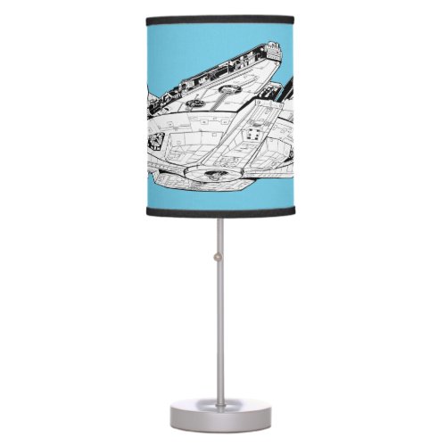 Millennium Falcon In Space Table Lamp