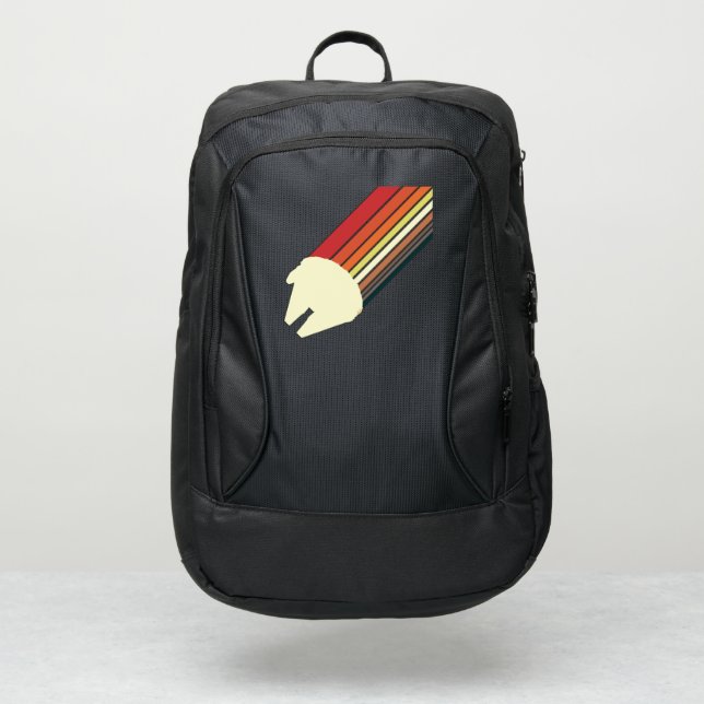 Millennium Falcon Retro Rainbow Graphic Port Authority® Backpack (Front)