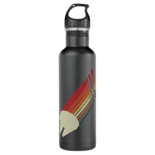 Millennium Falcon Retro Rainbow Graphic Stainless Steel Water Bottle